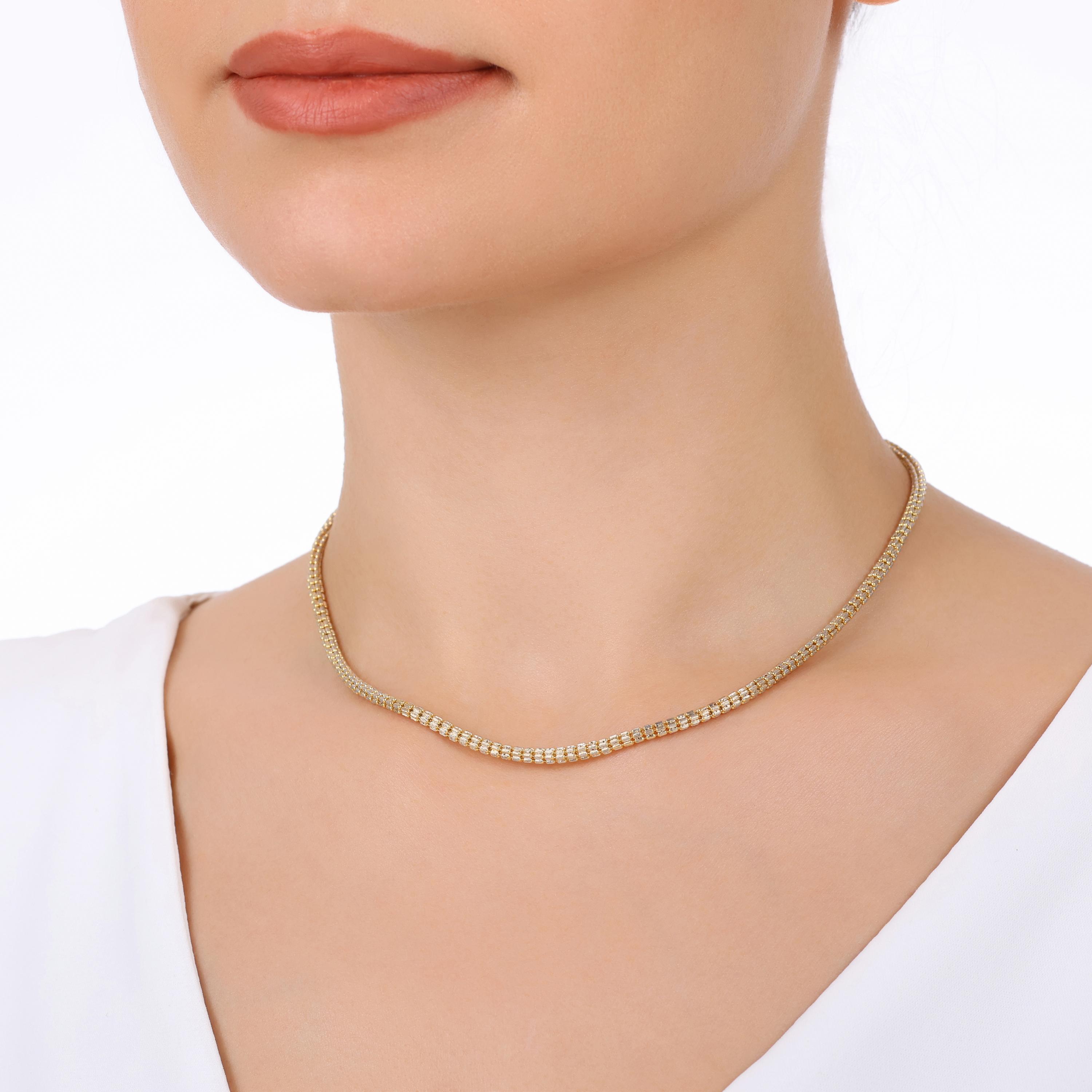 18%20Karat%20Gold%2045%20cm%208gr%20Pendant%20Chain%20Necklace%20for%20Women
