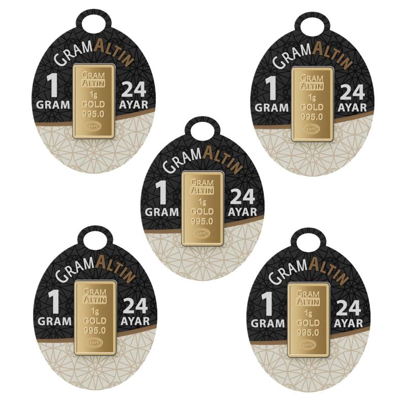 Antico%20Gold%201%20Gram%20Külçe%20Altın%205%20Adet%20Özel%20Paket%20
