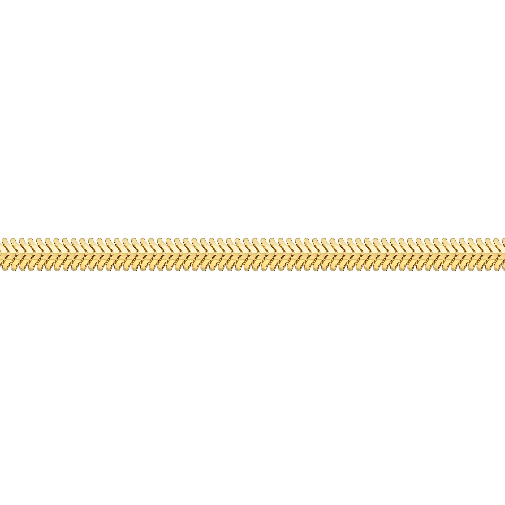 18K%20Gold%2045%20cm%207.5g%20Fishbone%20Design%20Women’s%20Chain%20Necklace