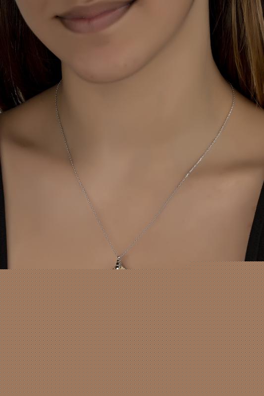 Union%20Swarovski%20Crystal%20Kadın%20Deniz%20Kabuğu%20Gümüş%20Kolye