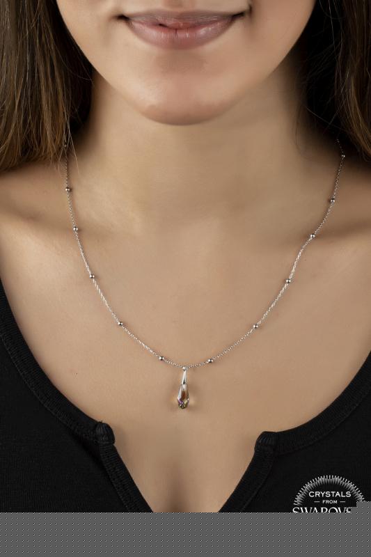 Union%20Crystal%20Kadın%20Metal%20Drop%20Gümüş%20Kolye