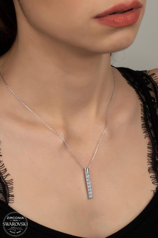 Union%20Swarovski%20Zirconia%20Kadın%20Dilek%20Gümüş%20Kolye