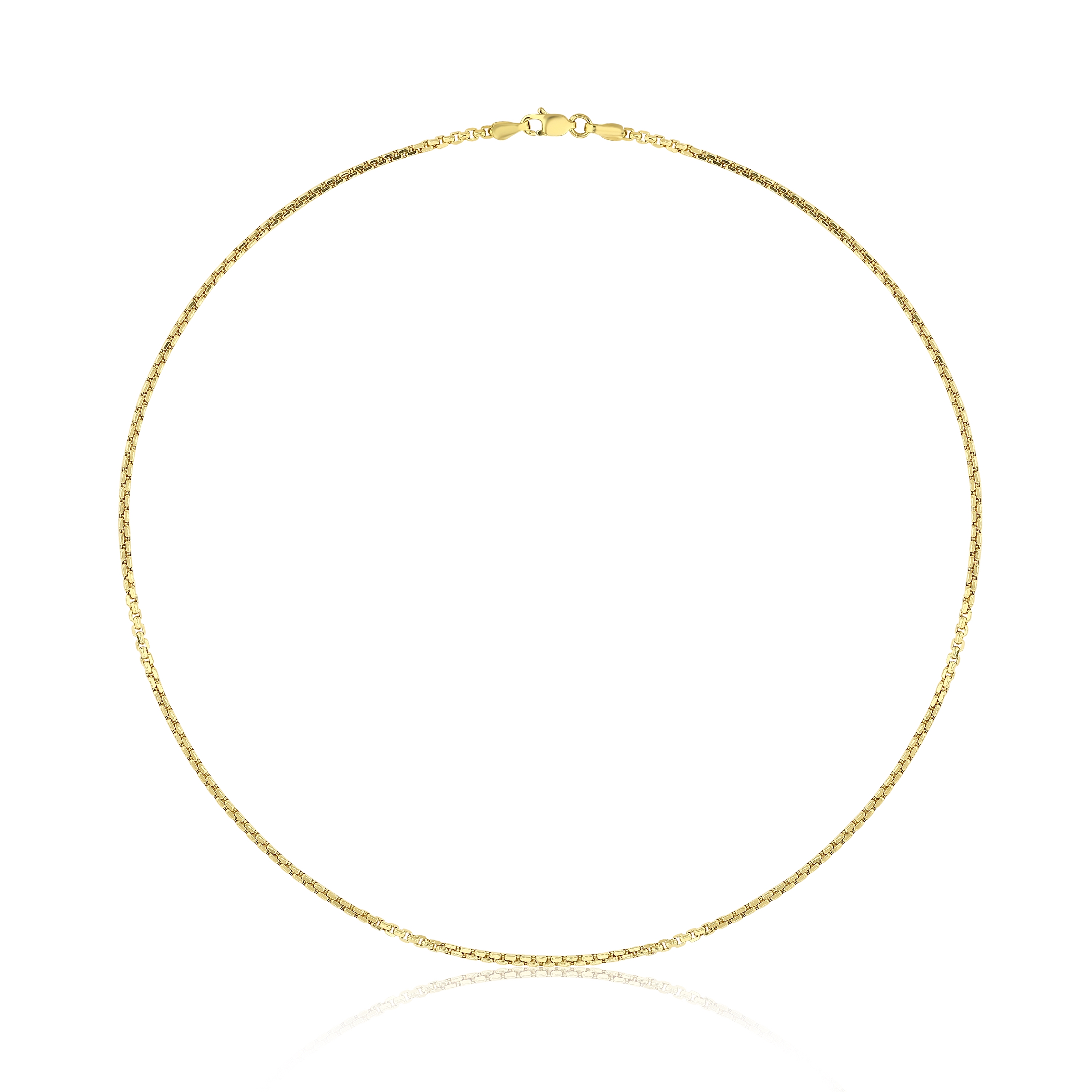 8K%20Gold%2045%20cm%202.30g%20Cube%20Women’s%20Chain%20Necklace