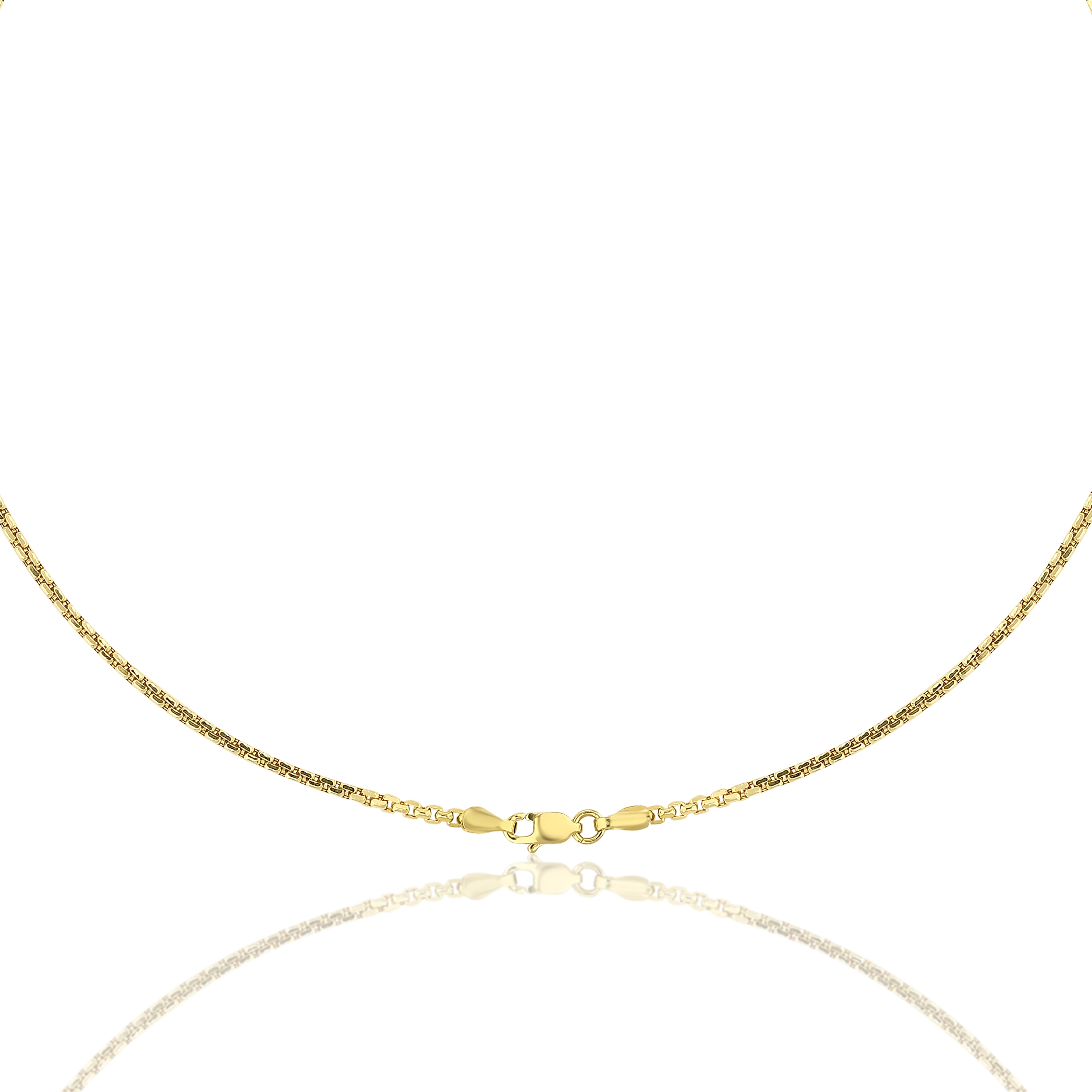 8K%20Gold%2045%20cm%202.30g%20Cube%20Women’s%20Chain%20Necklace