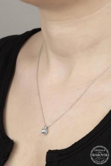 Union Crystal Kadın Küçük SS Gümüş Kolye