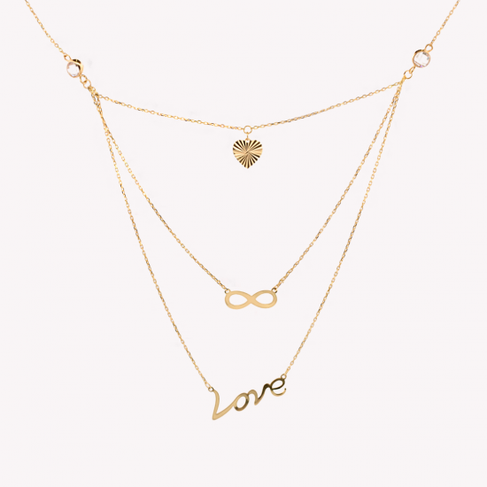 18 Ayar Kolye AnticoGold